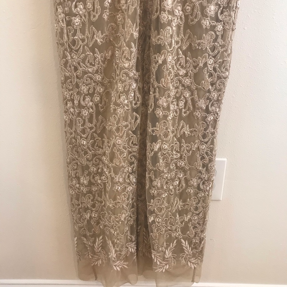 Nicole Miller Embroidered Tulle Gown - Picture 7 of 10